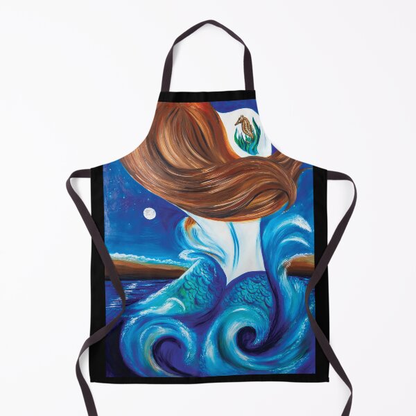 Item preview, Mermaid Under Moon and Stars designed and sold by Linda Sholberg.