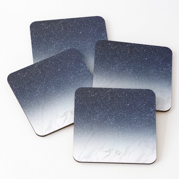 Item preview, Modern navy blue marble ombre pattern design designed and sold by Dear-Ashlin.