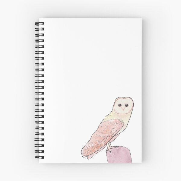 Item preview, Barn Owl watercolor bird species bird art illustration  designed and sold by TheWaterBirds.