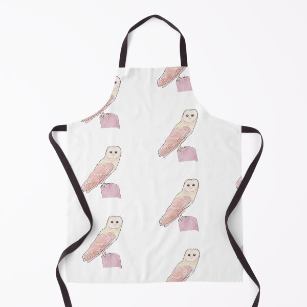 Item preview, Barn Owl watercolor bird species bird art illustration  designed and sold by TheWaterBirds.