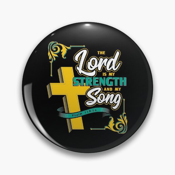 Item preview, The Lord is my Strength Grace Bible Verse Christian designed and sold by Hananiah Merch.