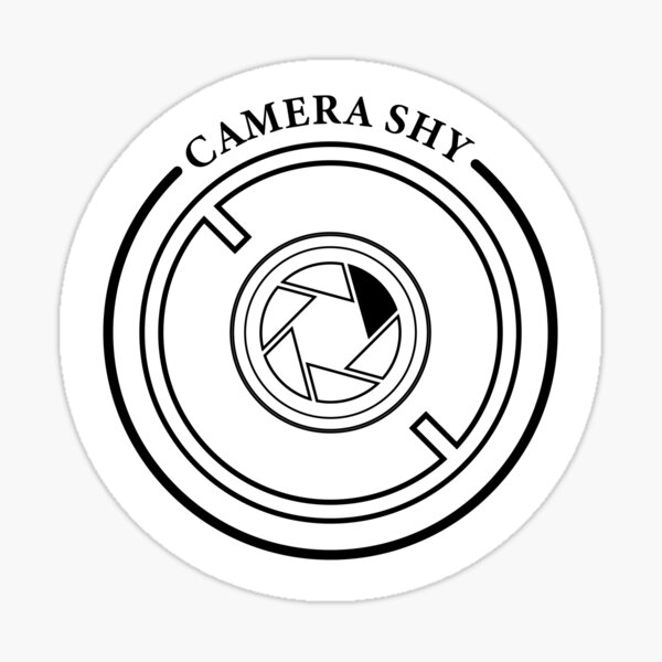 " Camera Shy Sticker" Sticker for Sale by EatLiveDesign Redbubble