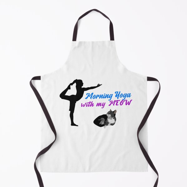 Item preview, Morning Yoga with my Meow - blbpnk designed and sold by Fit & Fun  Gallery.
