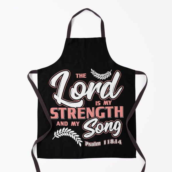 Item preview, Bible Verse The Lord is my Strength and my Song Christian designed and sold by Hananiah Merch.
