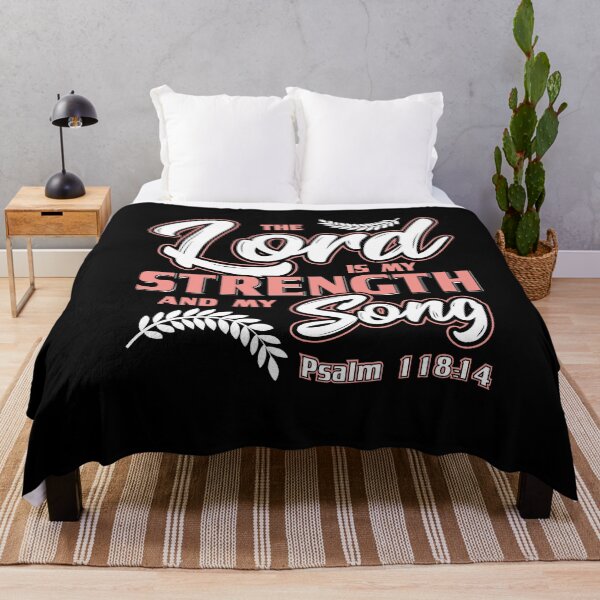 Item preview, Bible Verse The Lord is my Strength and my Song Christian designed and sold by Hananiah Merch.