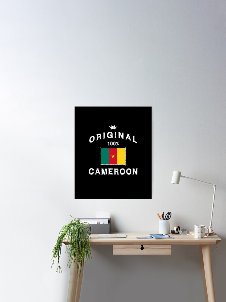 Drapeau de table Cameroun, petit drapeau 