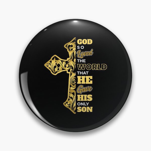 Item preview, John 3:16 God so Loved the World Bible Verse Christian designed and sold by Hananiah Merch.