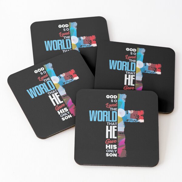 Item preview, Bible Verse John 3:16 God so Loved the World Christian designed and sold by Hananiah Merch.
