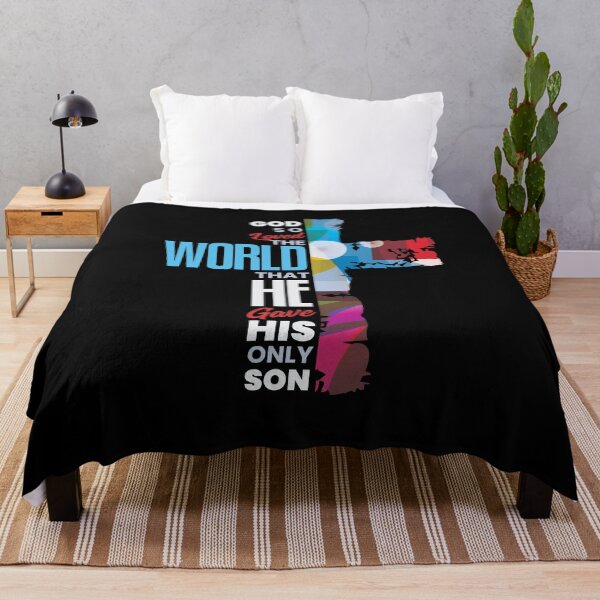 Item preview, Bible Verse John 3:16 God so Loved the World Christian designed and sold by Hananiah Merch.