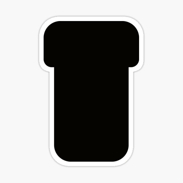 Very Bold Letter T Sticker