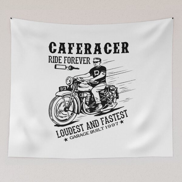 Item preview, caferacer ride forever designed and sold by JaMatt1983.