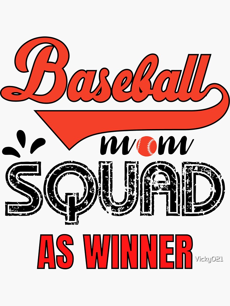 Baseball Mom Shirt Glitter Mom Squad 3/4 Sleeve Raglan 