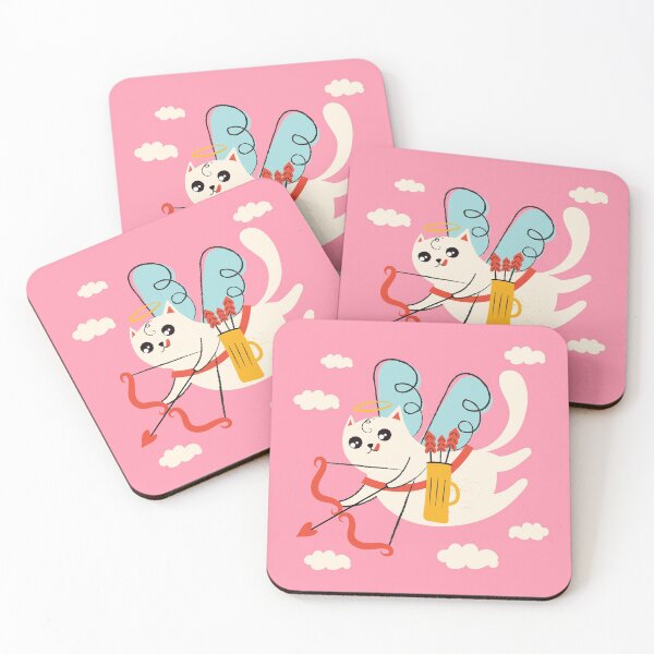 Item preview, Kawaii Cat Cupid designed and sold by Piztees.