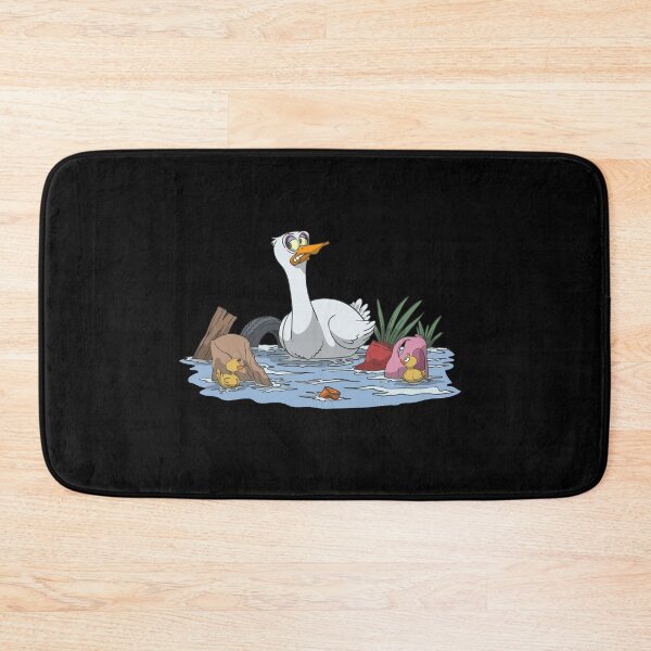 Item preview, Duck with children in filthy water designed and sold by Monkey Ful.