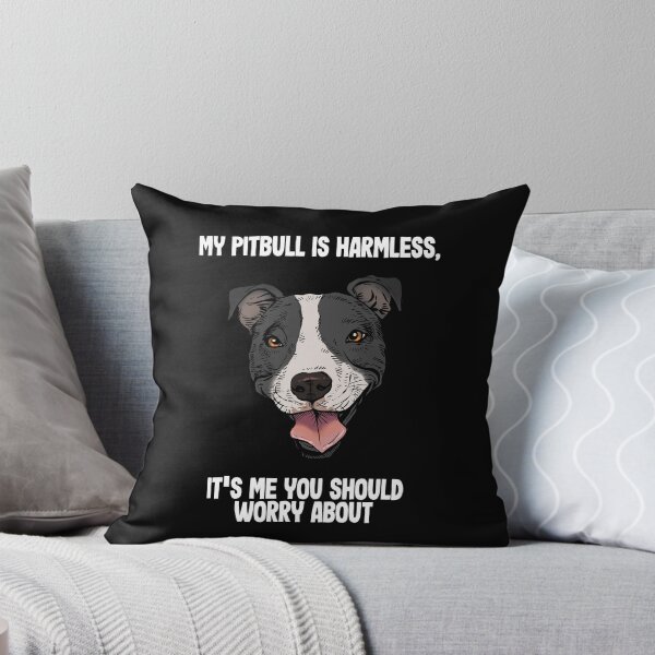 Item preview, My pitbull is harmless - grey blue pitbull designed and sold by Petcetera.