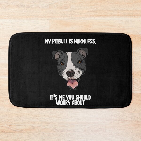 Item preview, My pitbull is harmless - grey blue pitbull designed and sold by Petcetera.