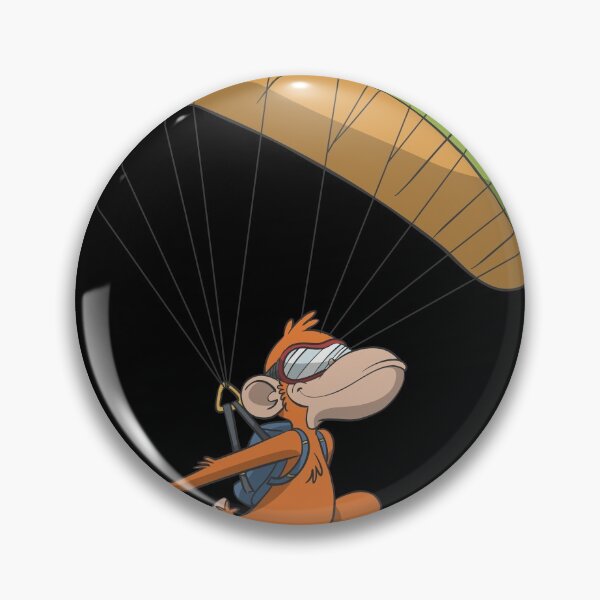 Item preview, Monkey flying a paraglider designed and sold by Monkey Ful.