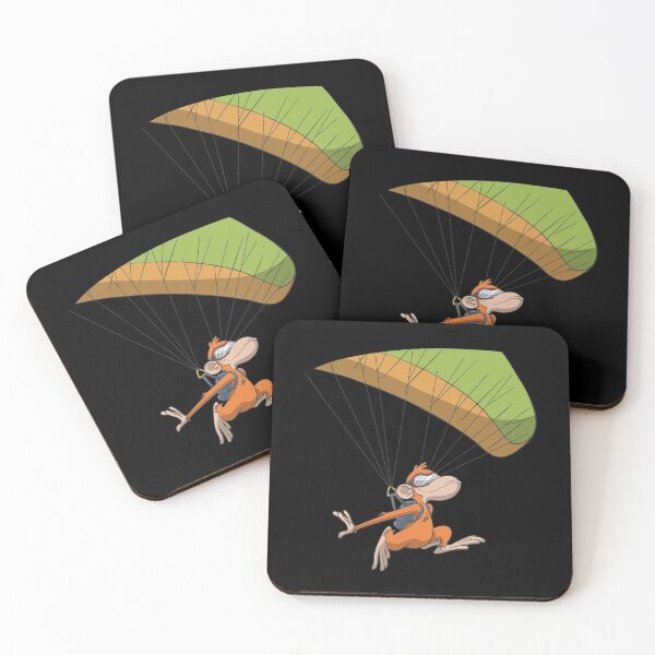 Item preview, Monkey flying a paraglider designed and sold by Monkey Ful.