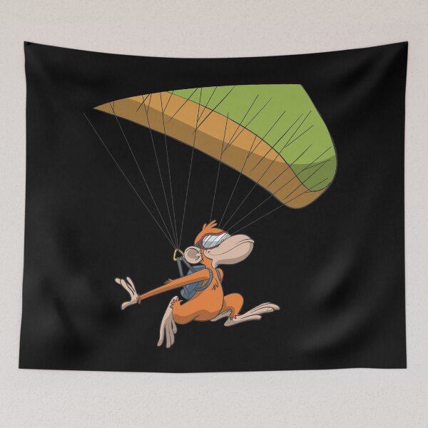 Item preview, Monkey flying a paraglider designed and sold by Monkey Ful.