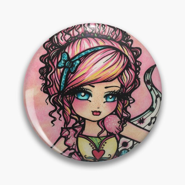 Item preview, Ballerina Cutie Musical in Pink Fantasy Art designed and sold by hannahlynnart.