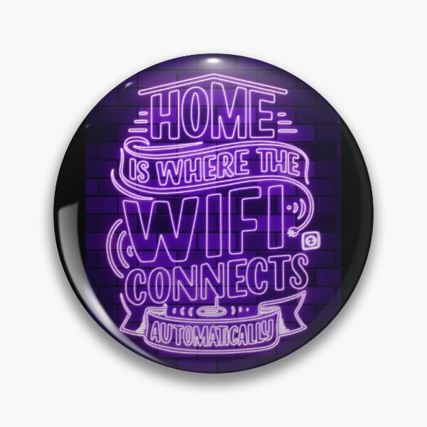Item preview, home is where the wifi connects automatically designed and sold by TwoRabbits.