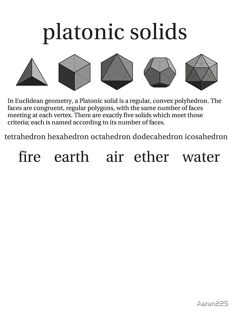 platonic solids drawing