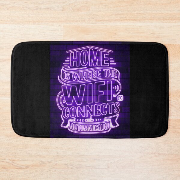 Item preview, home is where the wifi connects automatically designed and sold by TwoRabbits.