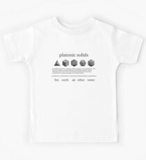 Platonische Körper Kinder T-Shirt
