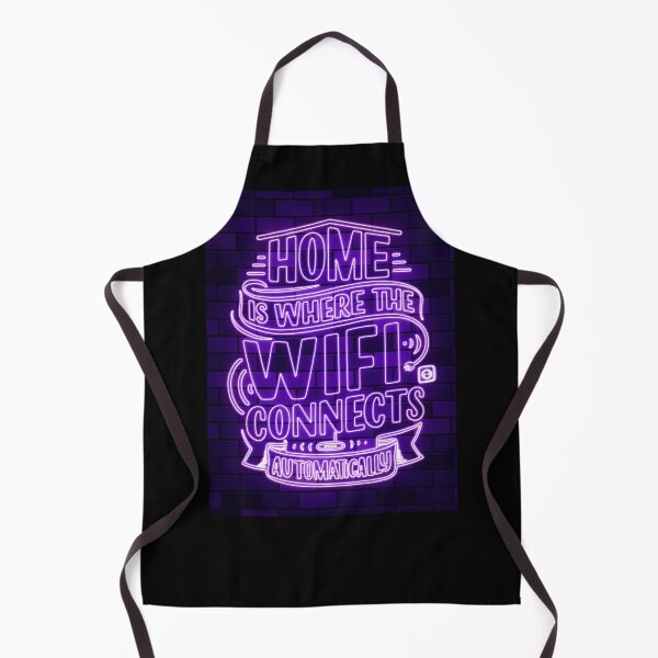 Item preview, home is where the wifi connects automatically designed and sold by TwoRabbits.