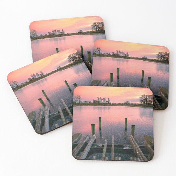 Item preview, Larbert Loch Winter Sunset designed and sold by AJPhotography90.