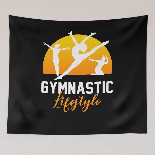 Item preview, Gymnastic Lifestlye Turner Gymnastics Retro Sports Motif designed and sold by PlatonisDesign.