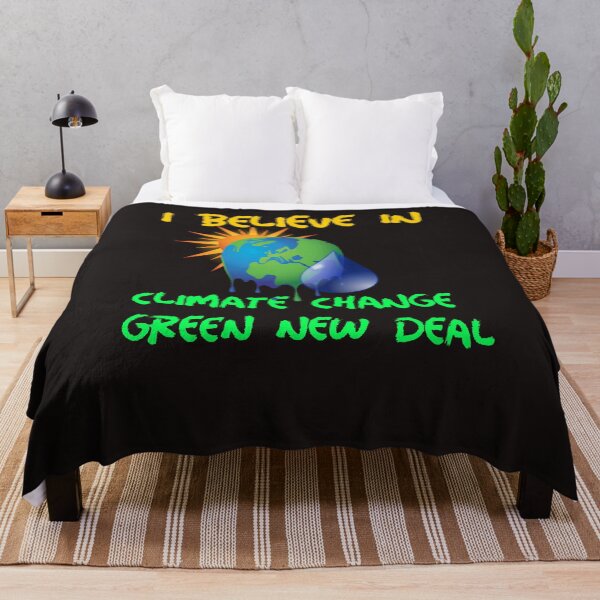 Item preview, BELIEVE IN CLIMATE CHANGE GREEN NEW DEAL designed and sold by GILLES VAZIRI.