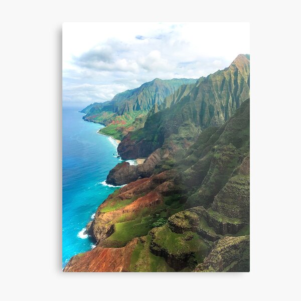 Napali Coast Metal Print