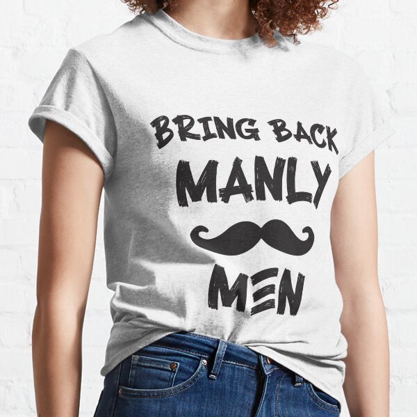 Bring Back Manly Men Water Bottle – Cool Gym Shit