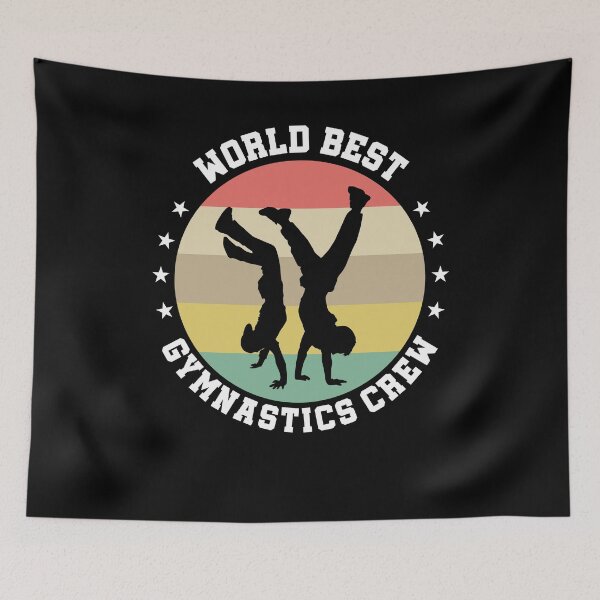 Item preview, World Best Gynastics Crew Turner Sports Motif Gift designed and sold by PlatonisDesign.
