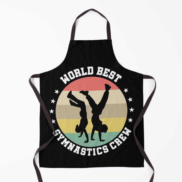 Item preview, World Best Gynastics Crew Turner Sports Motif Gift designed and sold by PlatonisDesign.