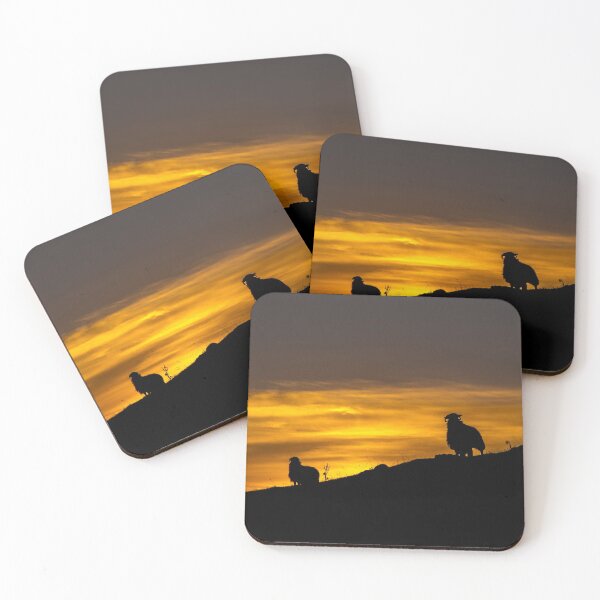 Item preview, Sheep sunset silhouette  designed and sold by MJ-Piccys.