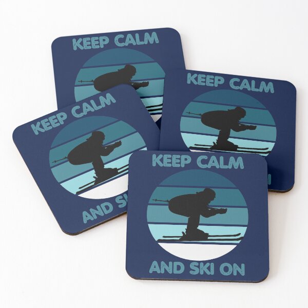 Item preview, Keep calm and ski on designed and sold by SidTastic .