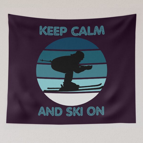 Item preview, Keep calm and ski on designed and sold by SidTastic .