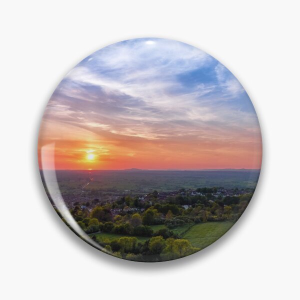 Artikelvorschau, Sommersonnenwende Sonnenuntergang Glastonbury Somerset entworfen und verkauft von VnGphoto.