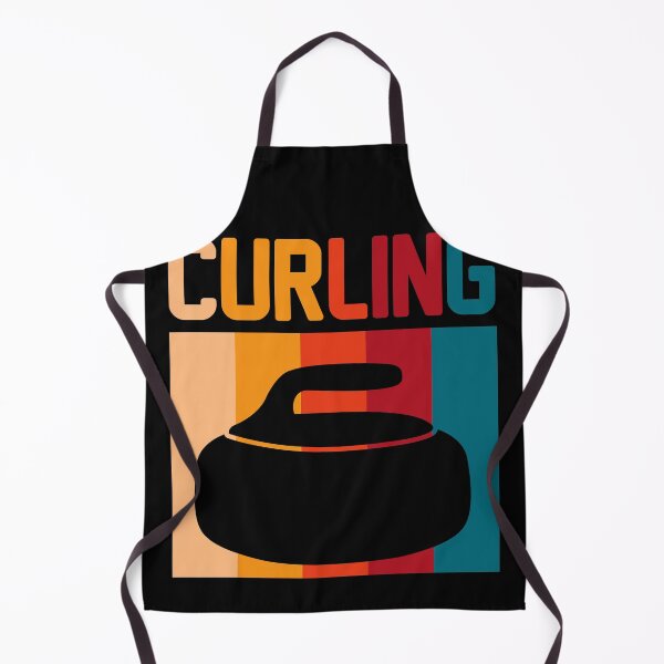 Item preview, Curling stone in retro look designed and sold by PlatonisDesign.