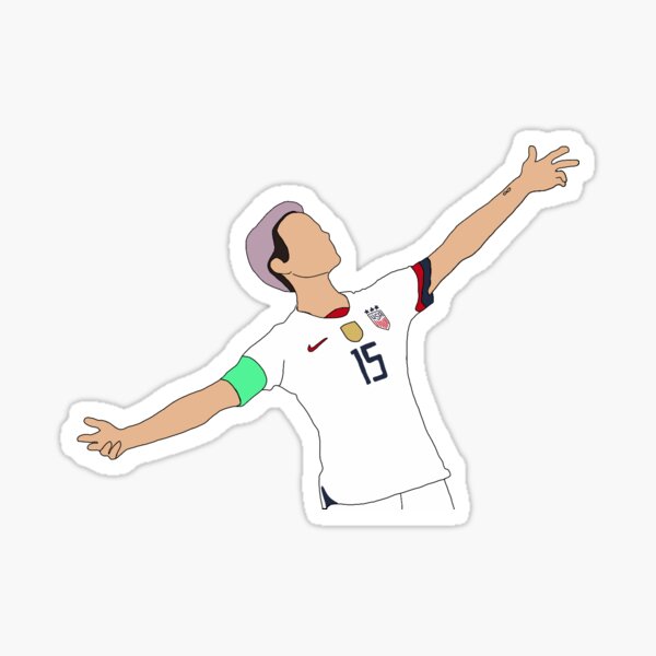 Megan Rapinoe Sticker For Sale By Emmierotsky Redbubble 