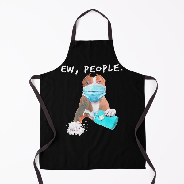 Item preview, Pitbull Ew People Dog Wearing A Face Mask Dog Lover designed and sold by EmilyPippin.