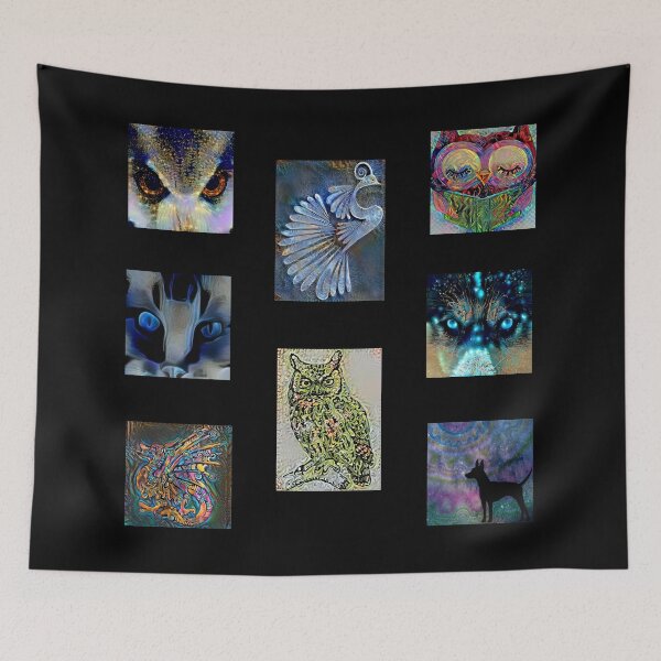 Item preview, Animal Art Stickers - 8 Stickers for the Price of 1 designed and sold by ittybittyowl.
