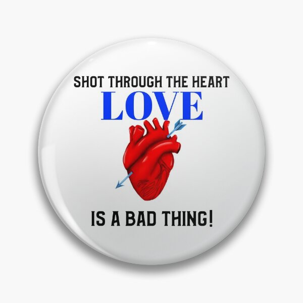 Item preview, ARROW IN THE HEART, HEART ACHE, JILTED, DUMPED, designed and sold by R B Chrystal.