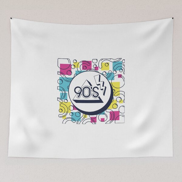 Item preview, 90's design retro vintage colors gift idea designed and sold by LC Fabric.