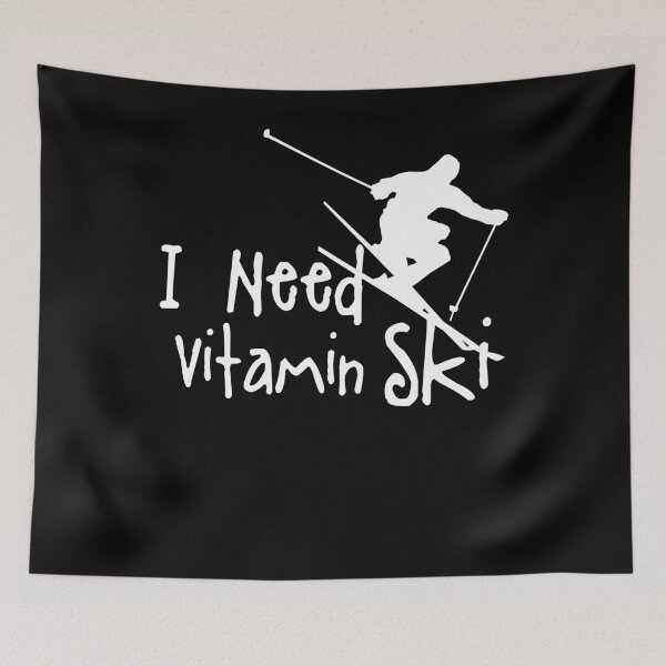 Item preview, I need vitamin ski skiing winter sports gift designed and sold by PlatonisDesign.