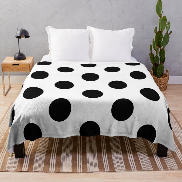 Item preview, Large BLACK & WHITE POLKA DOTS designed and sold by RachelMacht.