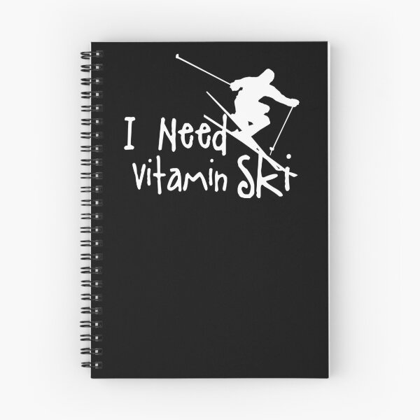 Artikelvorschau, I need Vitamin Ski Skifahren Wintersport Geschenk entworfen und verkauft von PlatonisDesign.