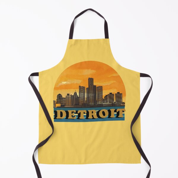 Item preview, Detroit City Skyscraper Skyline designed and sold by EvaWolf.